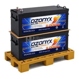 2 Bater�as para Acumulaci�n Fotovoltaica | Ozonyx OZX250.AS